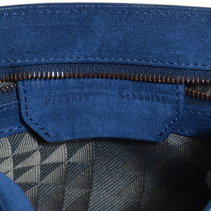 Proenza Schouler Suede Fringed PS1 Crossbody Pouch Cadet Blue 6 of 15