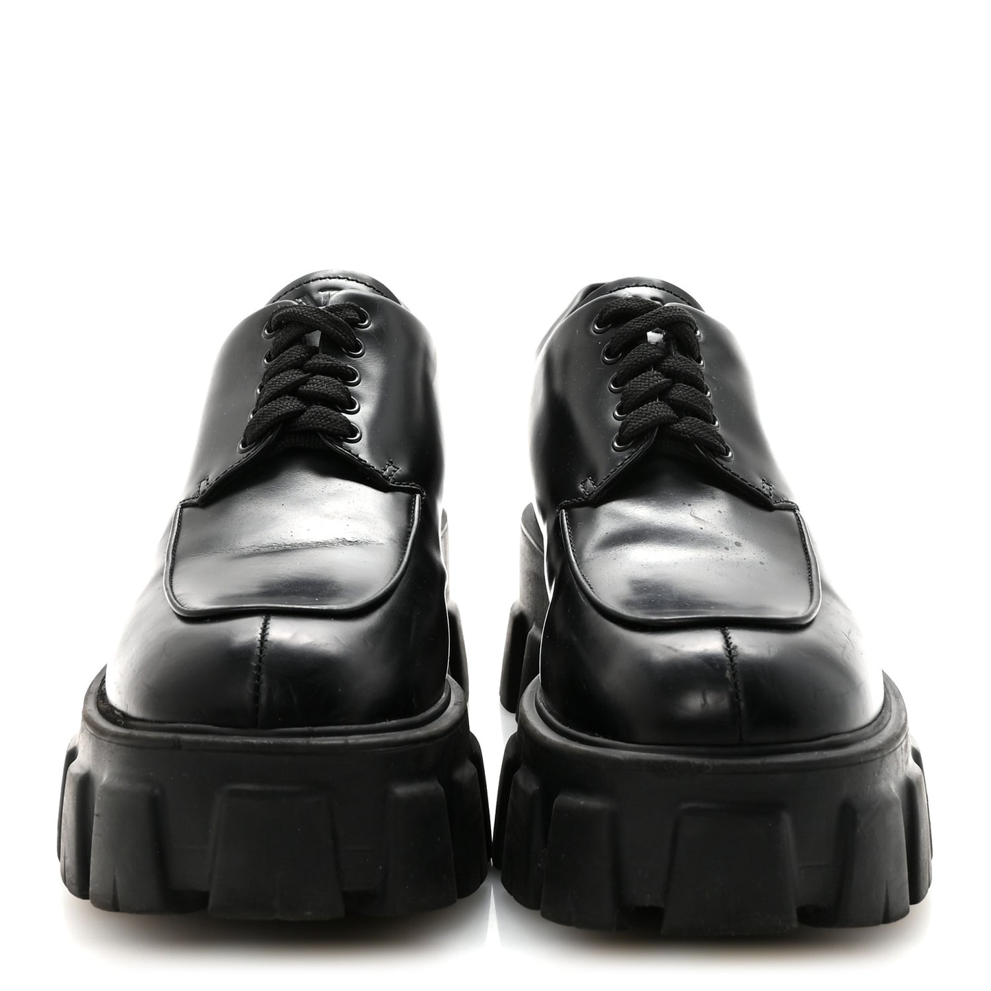 Spazzolato Rois Monolith 55mm Derby Loafers 38 Black
