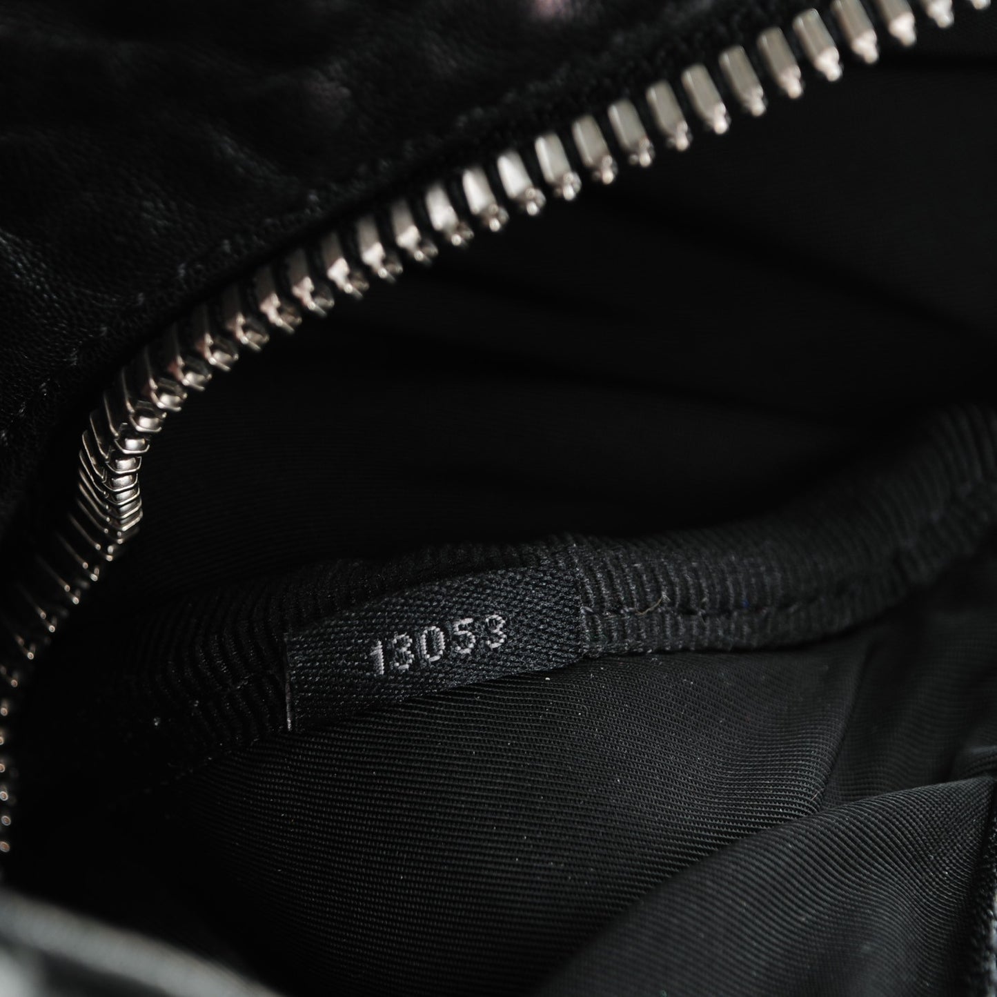 Pebbled Lambskin Rockie Black Nickel Hardware
