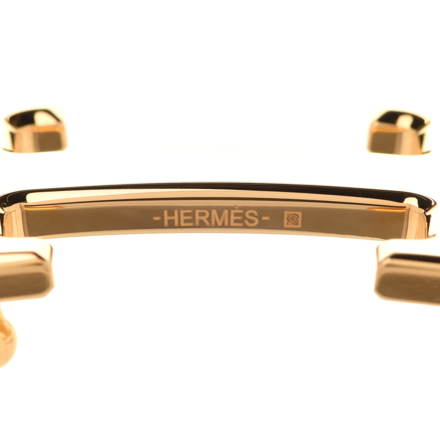 Hermes Polished 24mm H Belt Buckle Gold 3 of 4