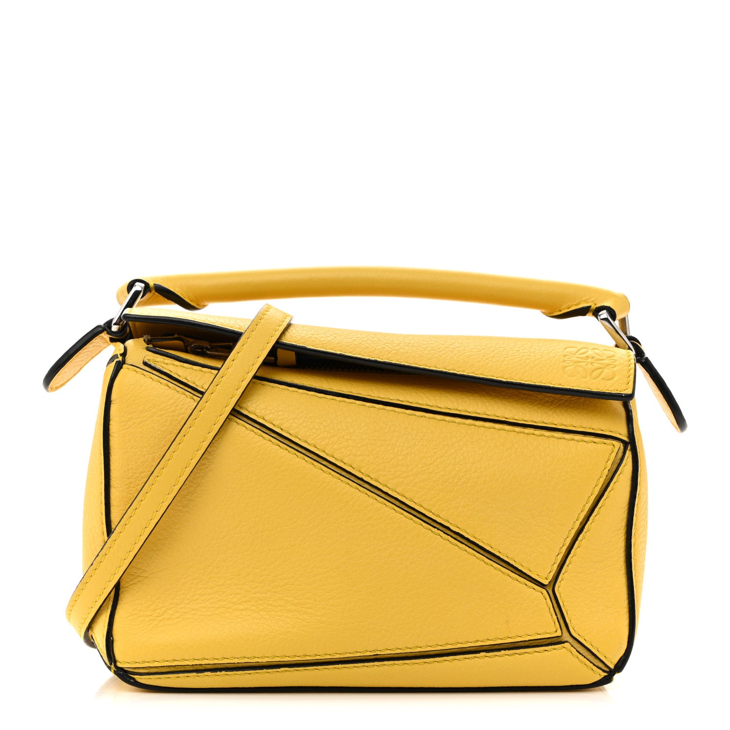 Loewe Calfskin Mini Puzzle Bag Yellow 1 of 13