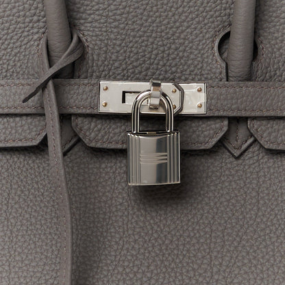 Hermes Togo Birkin 25 Etain 9 of 12