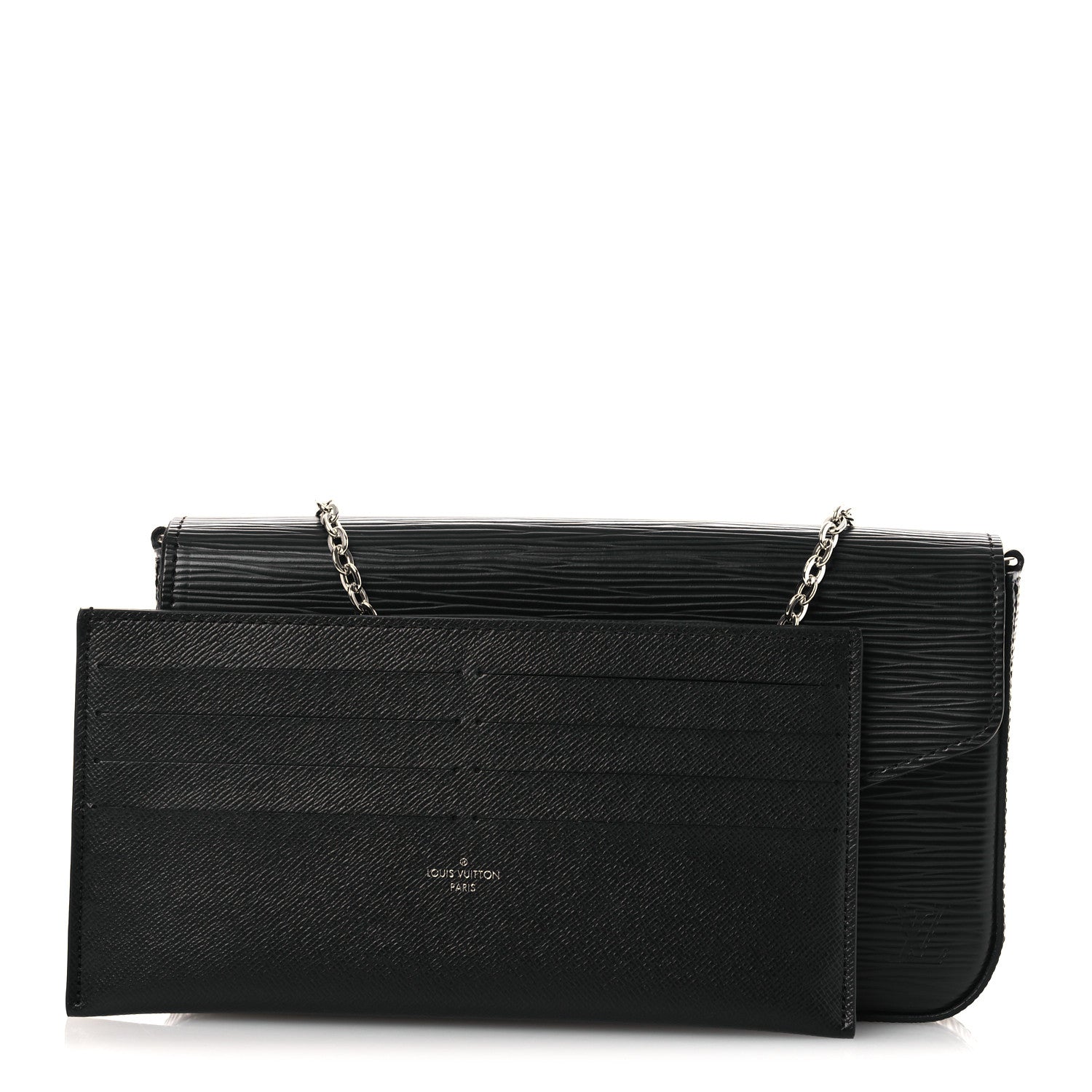 Louis Vuitton Epi Pochette Felicie Black 3 of 10