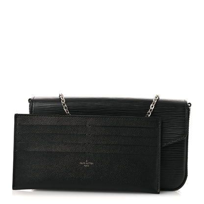 Louis Vuitton Epi Pochette Felicie Black 3 of 10
