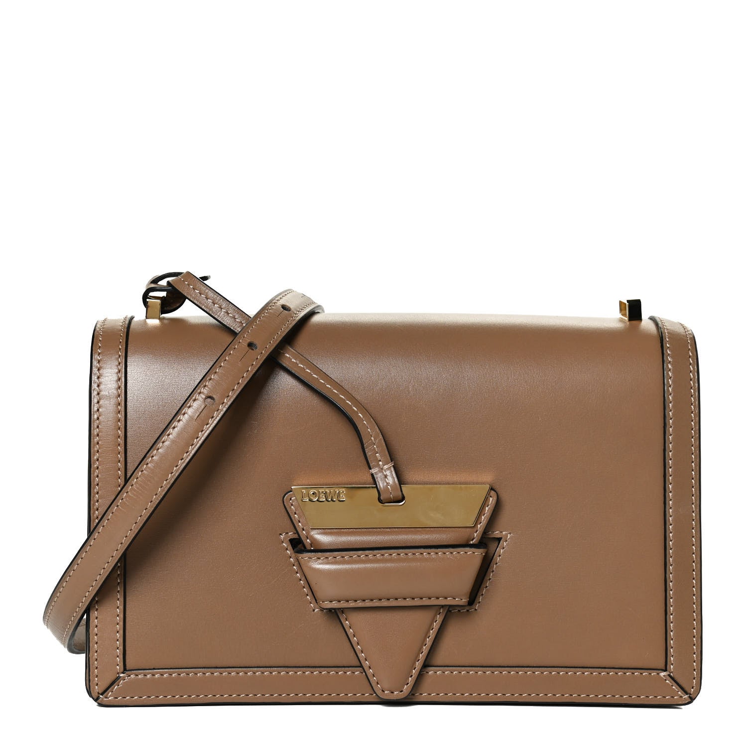 Loewe Calfskin Medium Barcelona Shoulder Bag Mink 1 of 12