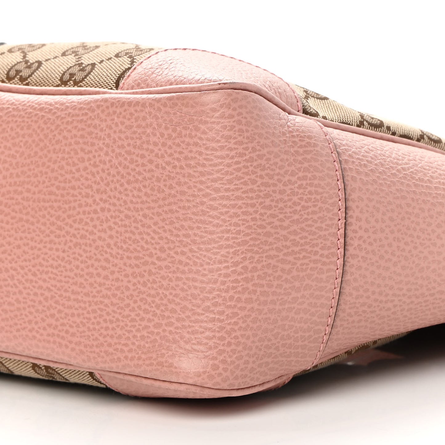 Monogram Small Bree Tote Beige Soft Pink