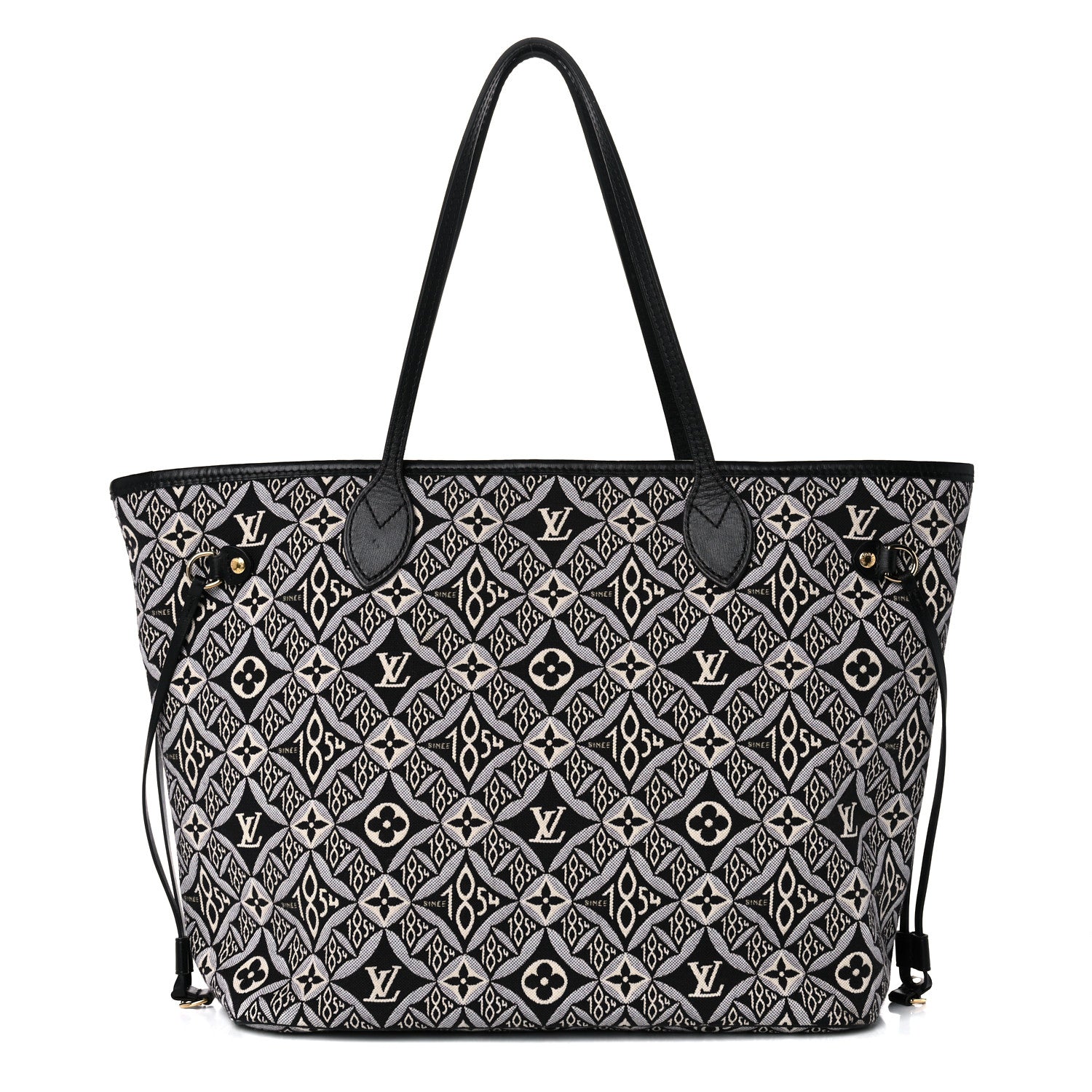 Louis Vuitton Jacquard Since 1854 Neverfull MM Grey 3 of 11
