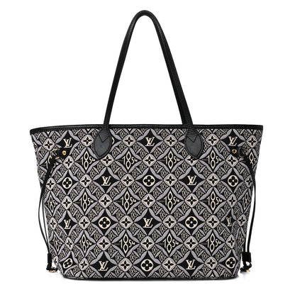 Louis Vuitton Jacquard Since 1854 Neverfull MM Grey 3 of 11