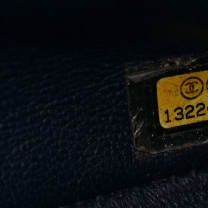 Chanel Caviar Quilted Jumbo Single Flap Navy 8 of 11