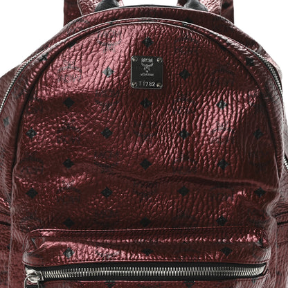 MCM Visetos Medium Stark Backpack Scooter Red 7 of 9