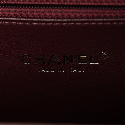 Chanel Caviar Quilted Medium CC Filigree Vanity Case Beige Black 6 of 12