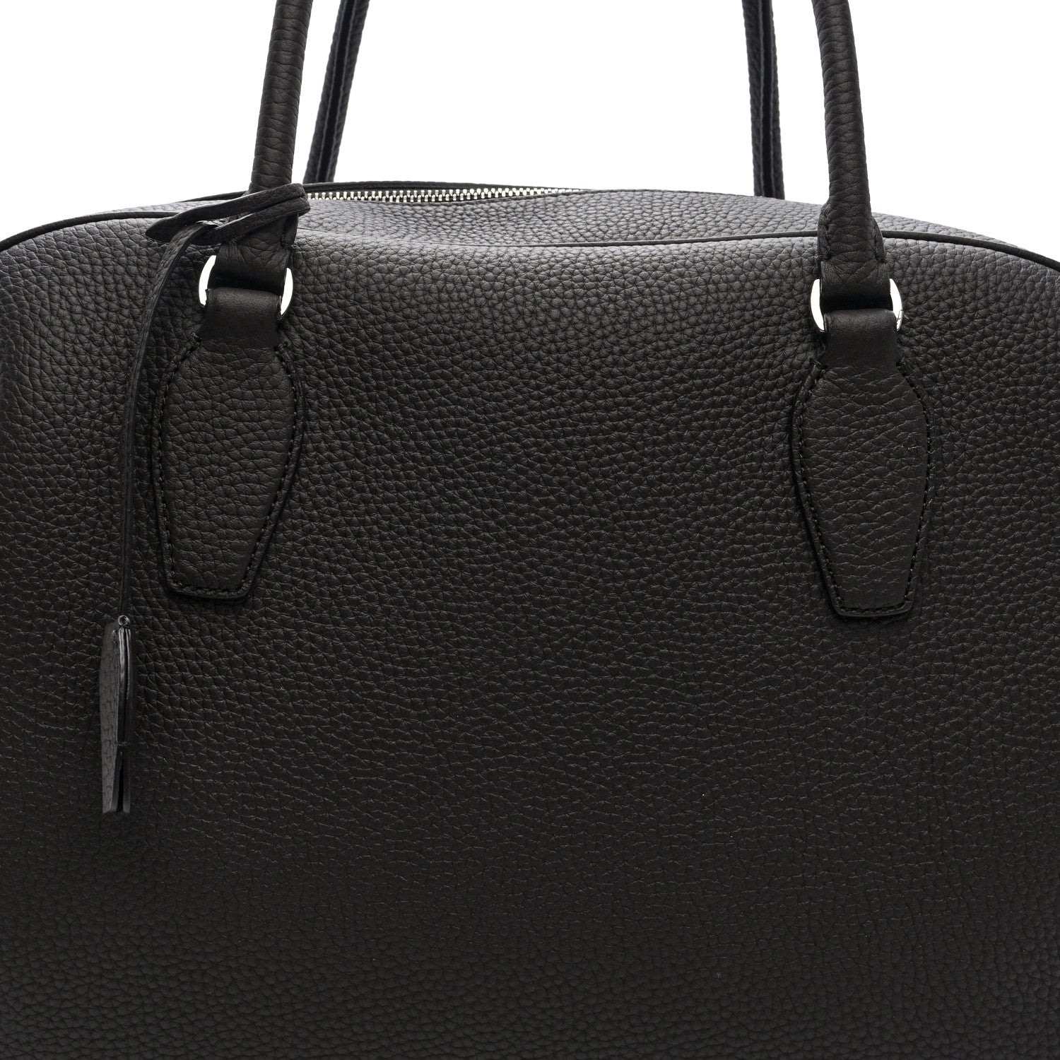 The Row Matte Grained Calfskin India 15.75 Wood Brown 7 of 9