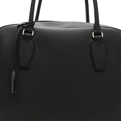 The Row Matte Grained Calfskin India 15.75 Wood Brown 7 of 9