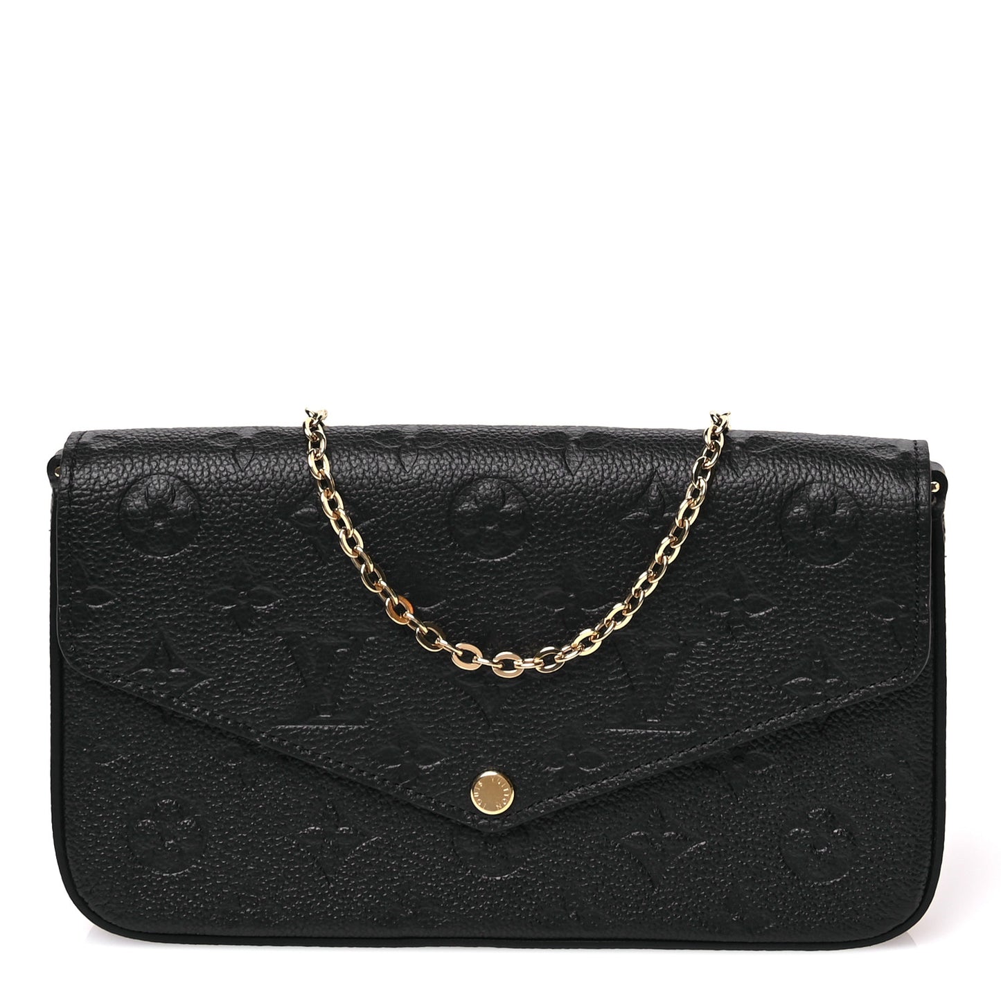 Empreinte Pochette Felicie Chain Wallet Black