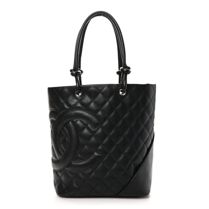 Chanel Calfskin Quilted Medium Cambon Tote Black 1 of 10
