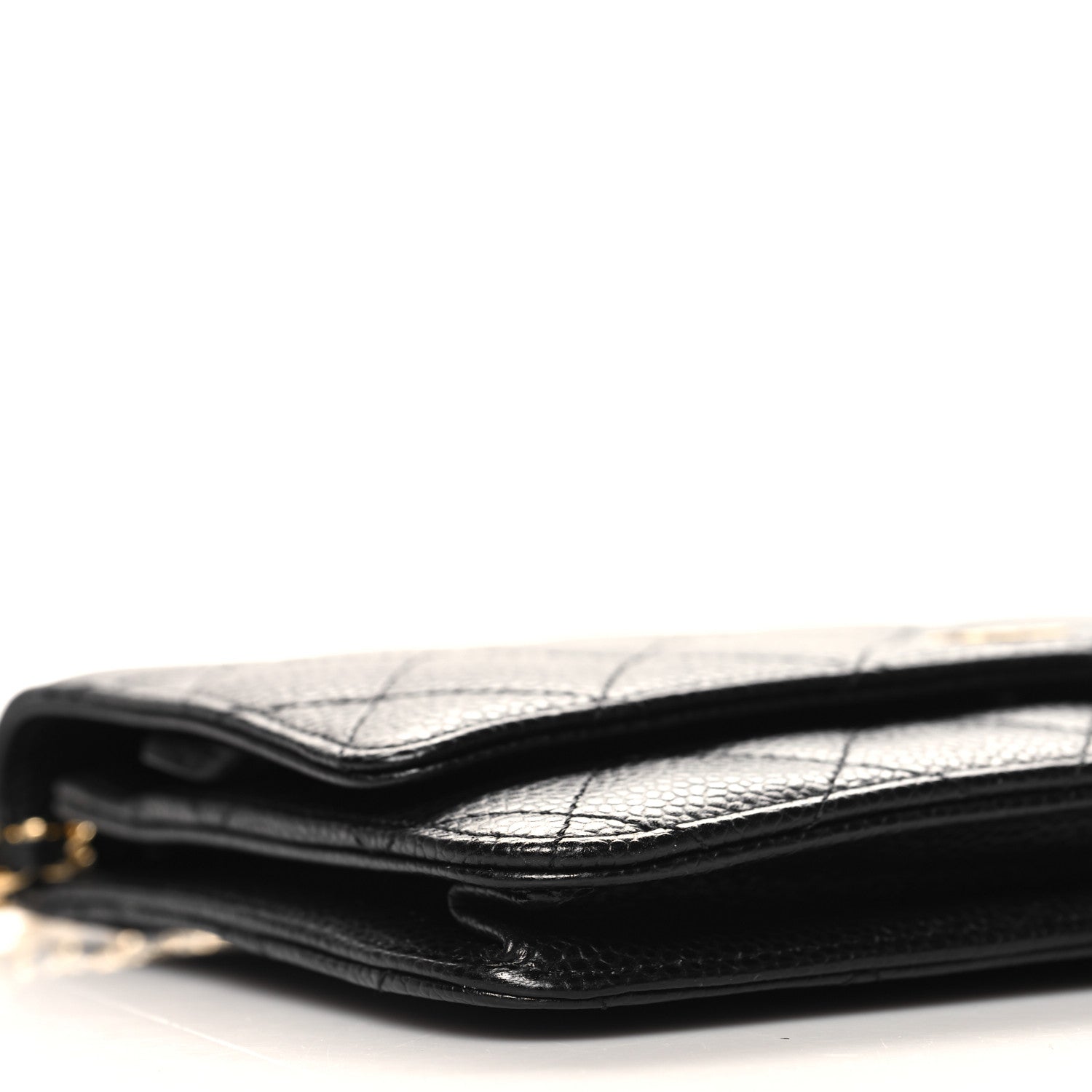 Chanel Caviar Quilted Wallet on Chain WOC Black 10 of 13