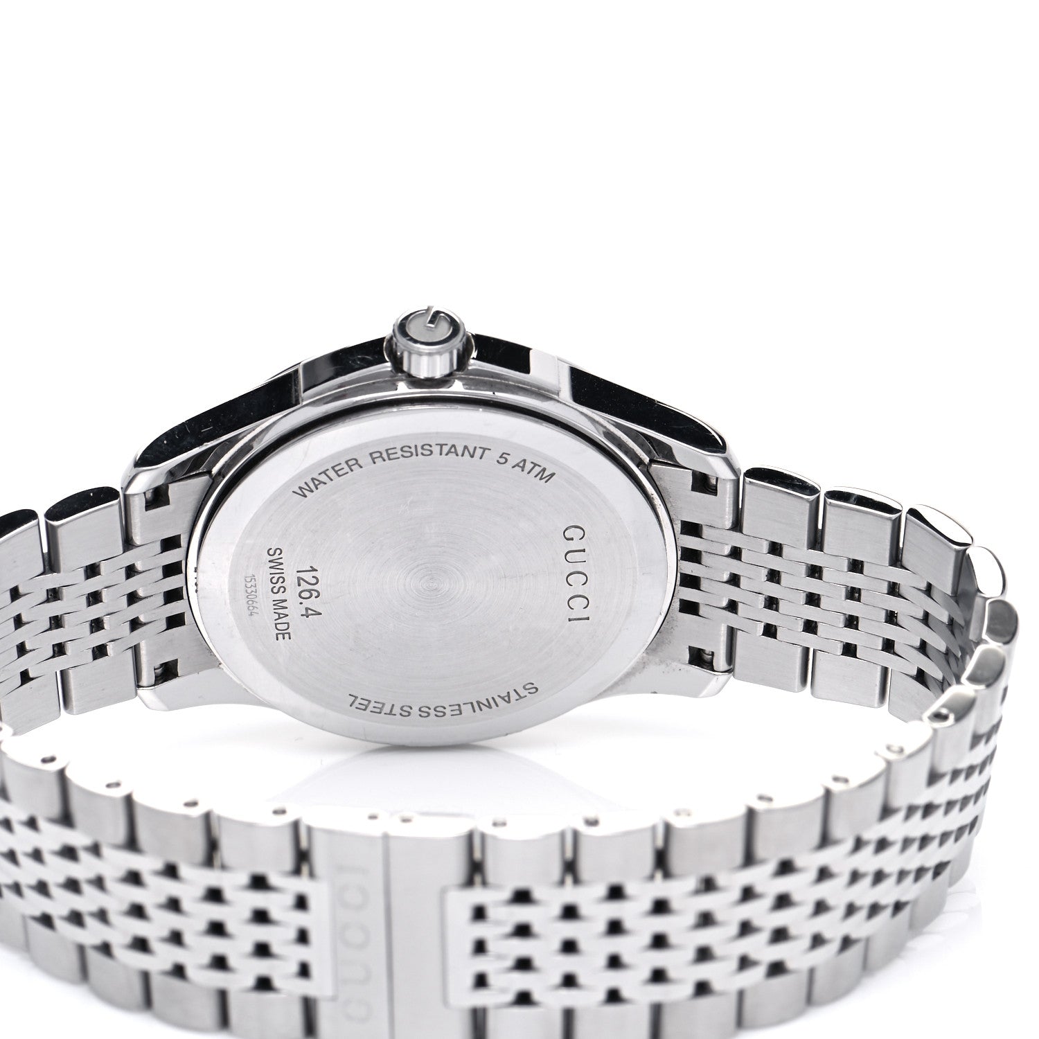 Gucci Stainless Steel 38mm G-Timeless Quartz Watch Black 4 of 6