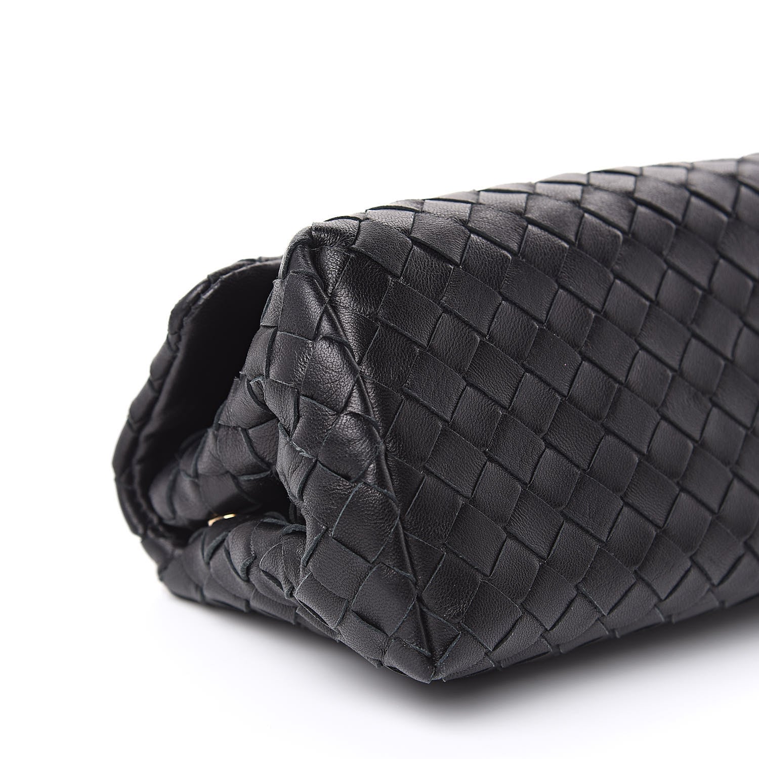 Bottega Veneta Nappa Intrecciato Cosmetic Case Black 9 of 10