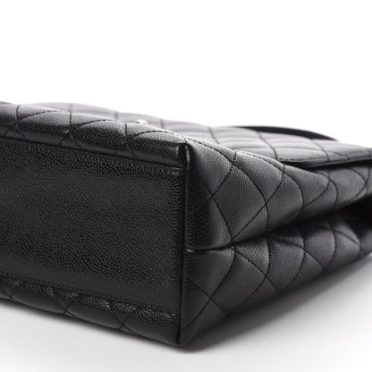 Chanel Caviar Quilted Jumbo Kelly Flap Black 7 of 12
