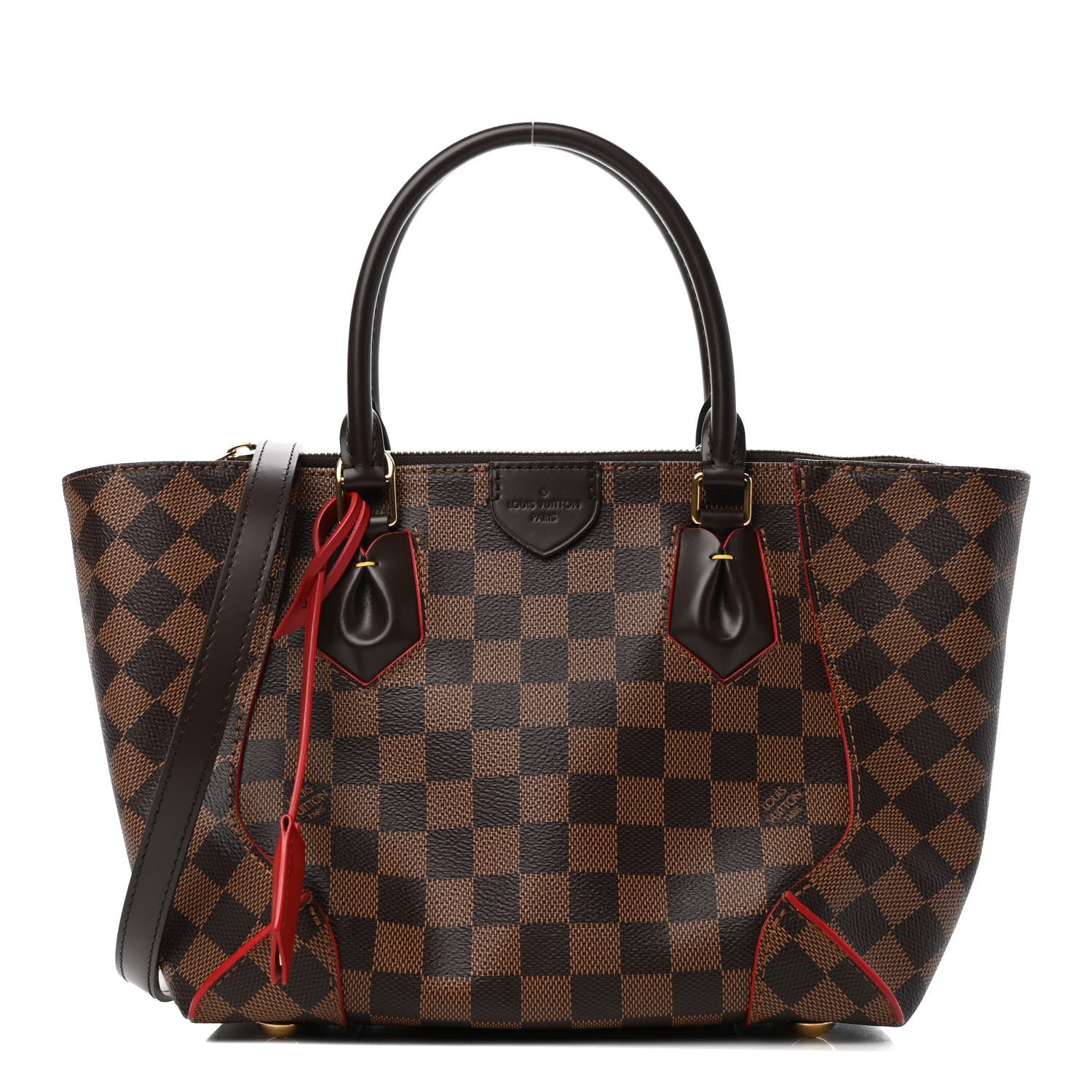 Louis Vuitton Damier Ebene Caissa Tote PM Cherry 1 of 4