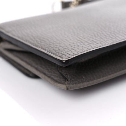 Gucci Dollar Calfskin Interlocking G Chain Wallet Loess 9 of 11