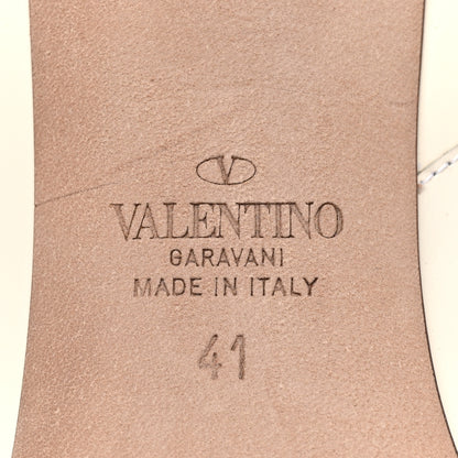 Valentino Garavani Calfskin Tan-Go 70mm Ankle Booties 41 Light Ivory 6 of 11