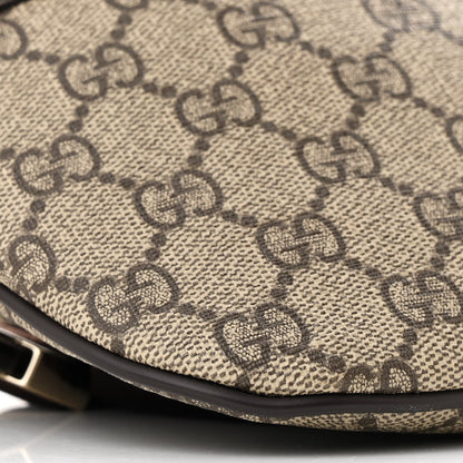 Gucci GG Supreme Monogram Belt Bag Dark Brown 9 of 10