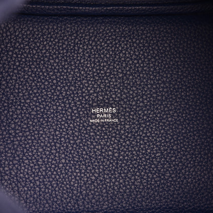 Hermes Taurillon Maurice Picotin Lock 18 PM Bleu Saphir 5 of 10