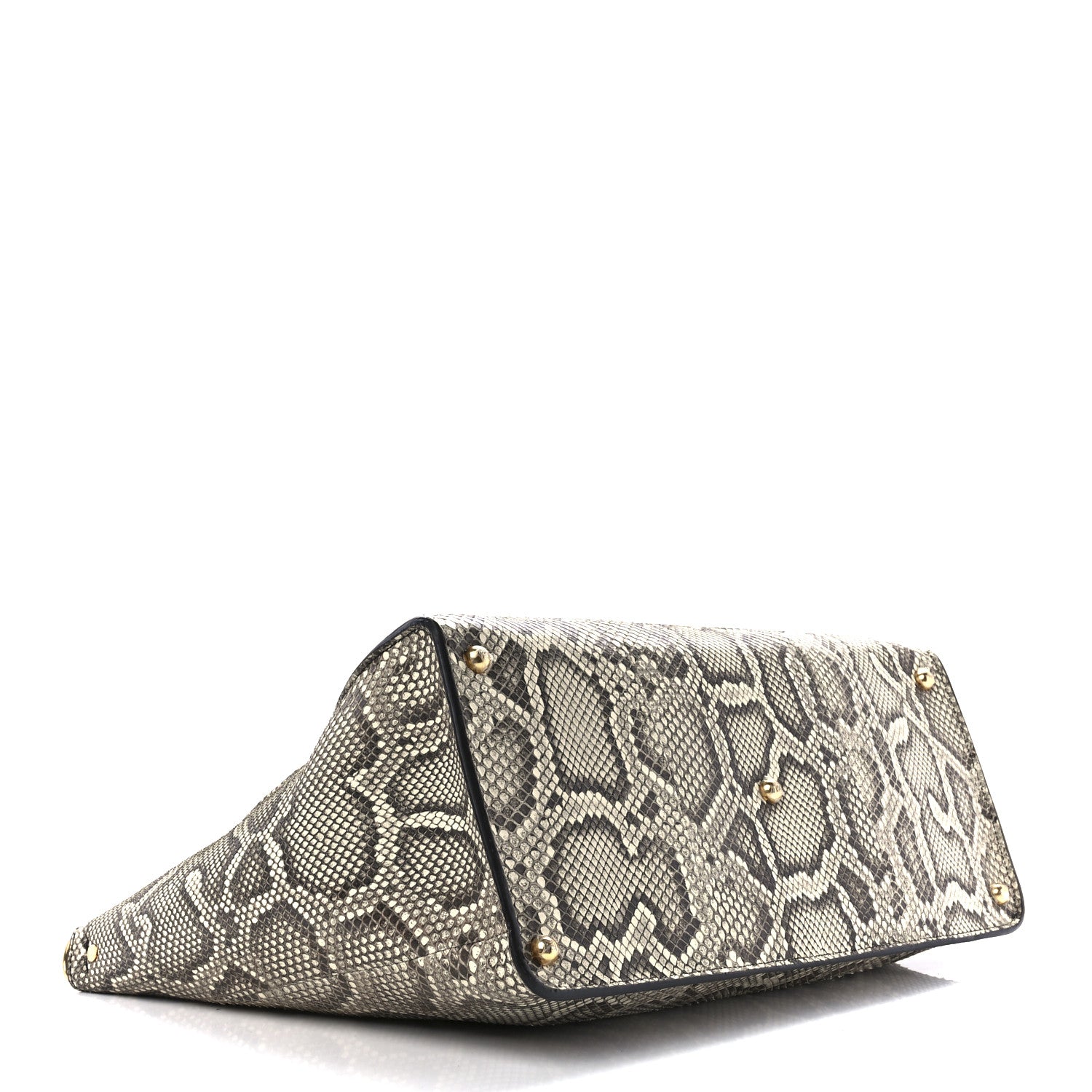 Fendi Snakeskin Medium Fendi Way Tote Daisy Roccia 3 of 9