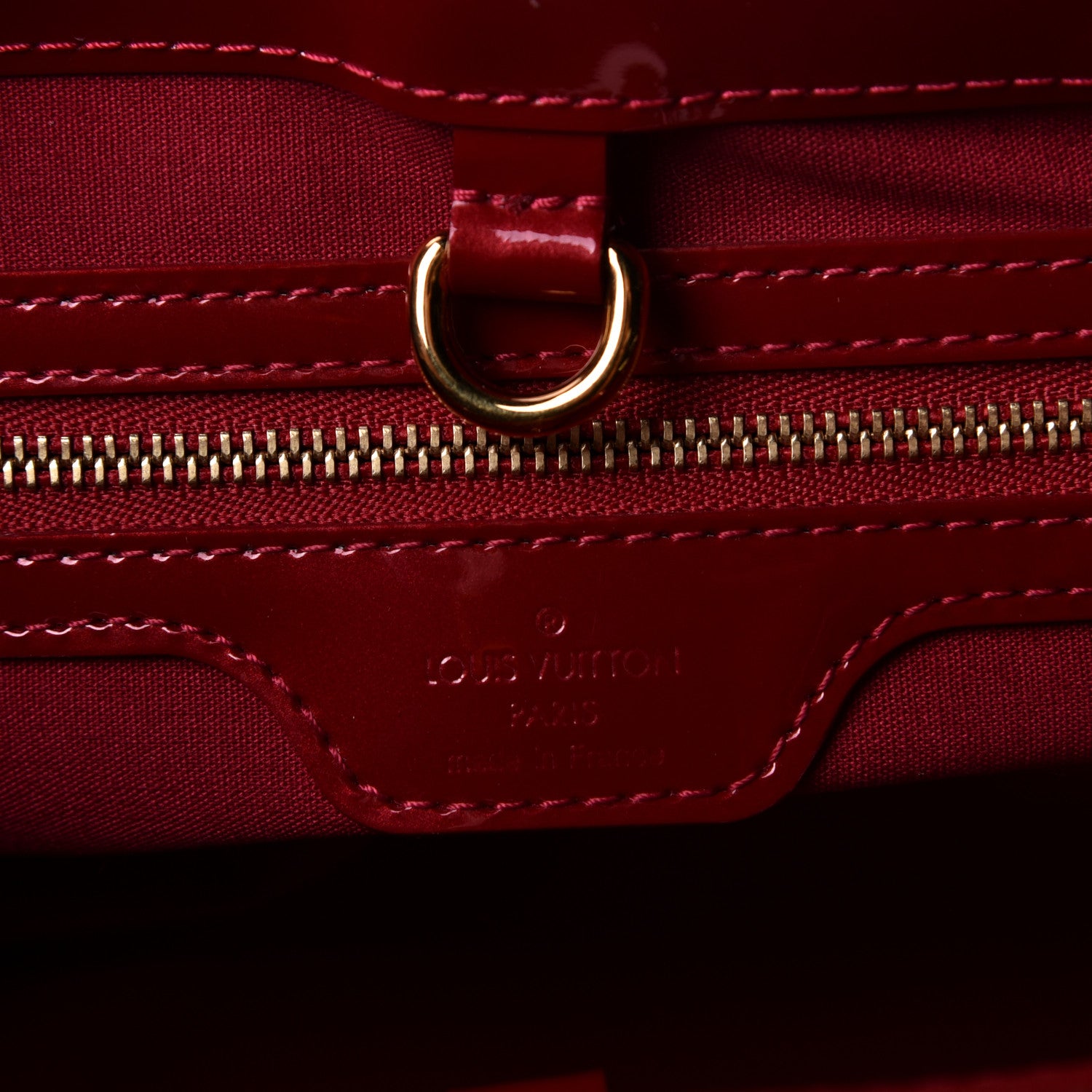 Louis Vuitton Vernis Rayures Wilshire PM Pomme D'Amour 4 of 7