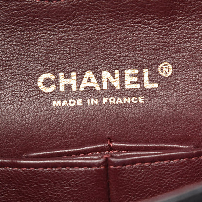 Chanel Lambskin Quilted Medium Double Flap Black 6 of 12