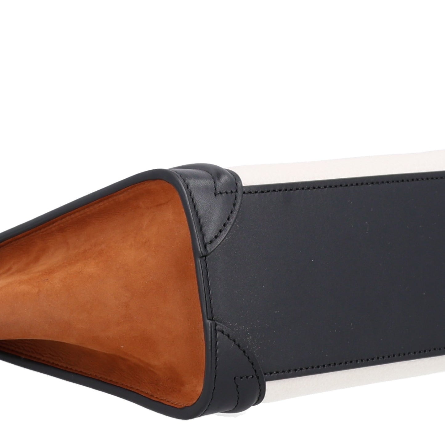 Baby Grained Calfskin Nubuck Nano Tri-Color Luggage Seashell