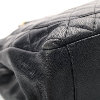 Chanel Caviar Quilted Grand Shopping Tote GST Black 8 of 12