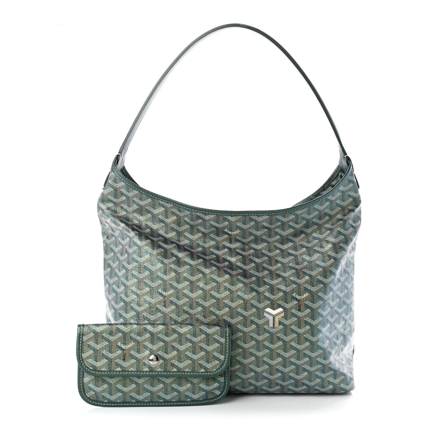Goyard Iridescent Goyardine Boheme Hobo Pearly Green 3 of 11