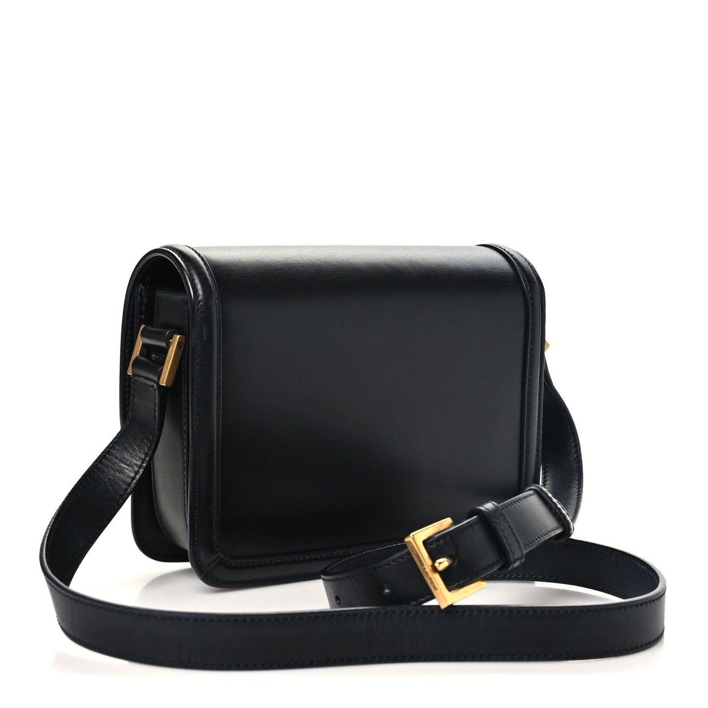 Smooth Calfskin Small Solferino Satchel Black