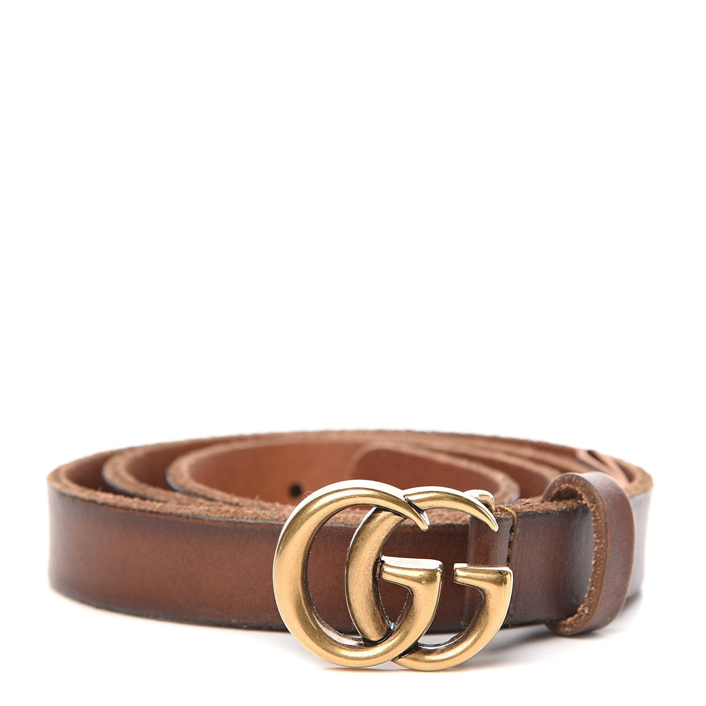 Faded Calfskin Double G 20mm Belt 80 32 Cuir