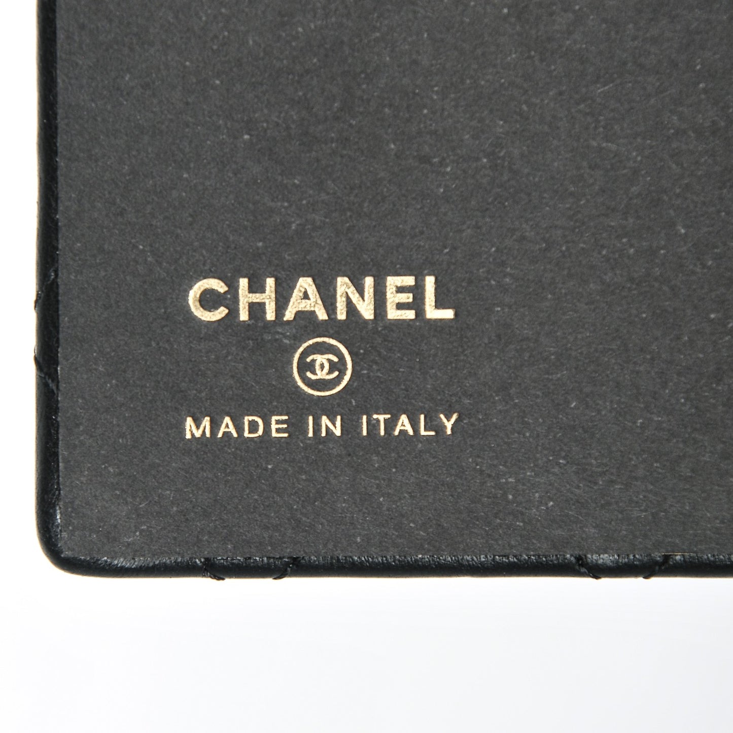 Lambskin Quilted Notebook Black
