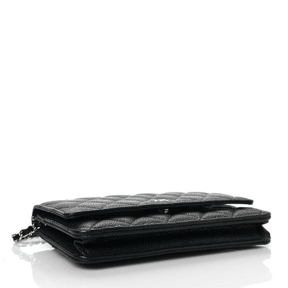Chanel Caviar Quilted Wallet On Chain WOC Black 4 of 9