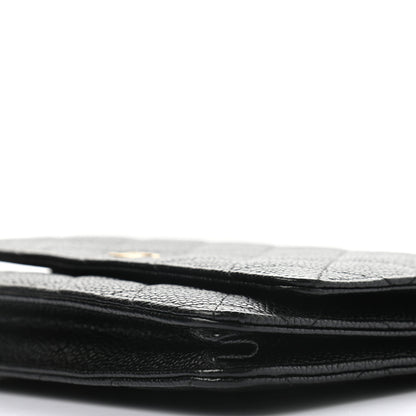 Chanel Caviar Quilted Wallet On Chain WOC Black 10 of 10