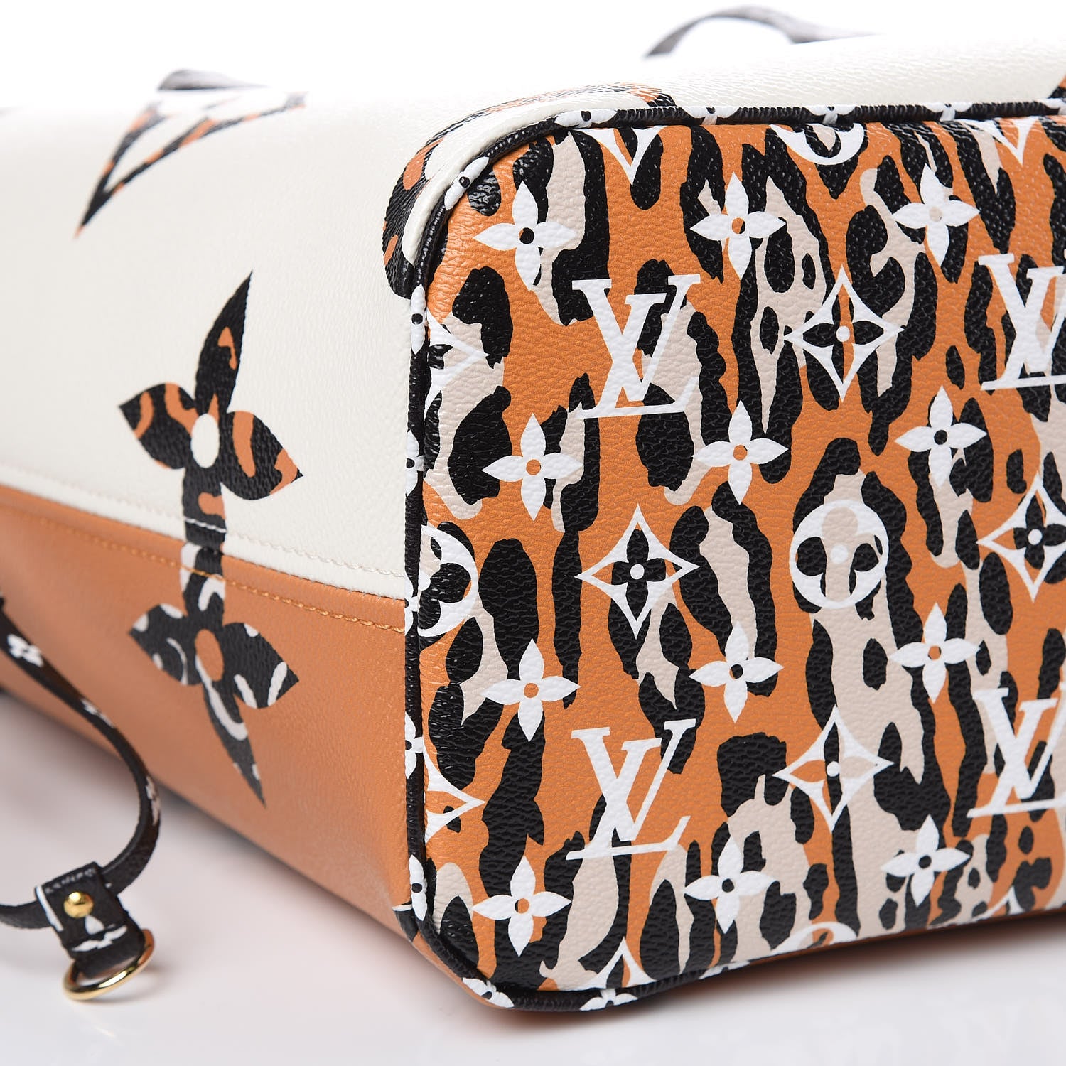 Louis Vuitton Monogram Giant Jungle Neverfull MM Ivory 9 of 11
