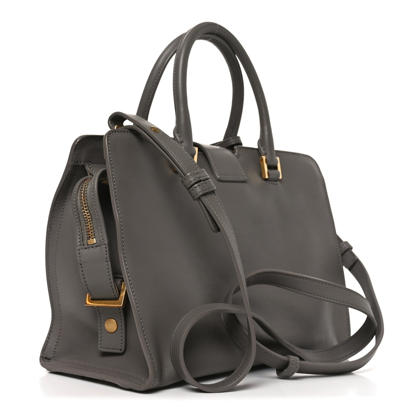 Calfskin Monogram Baby Cabas Fog