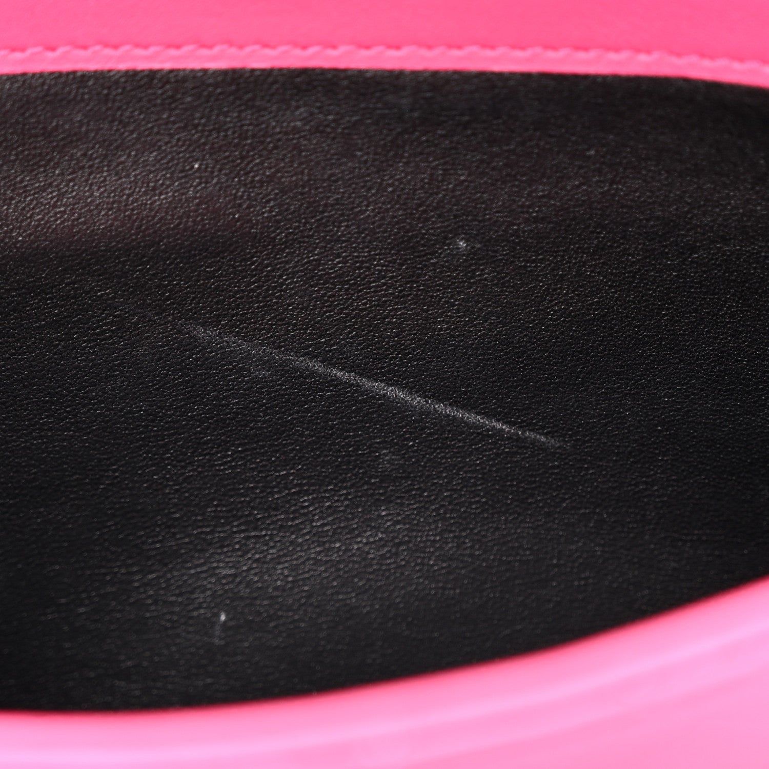Saint Laurent Satin Mixed Matelasse Triquilt Monogram Chain Wallet Guava 10 of 10