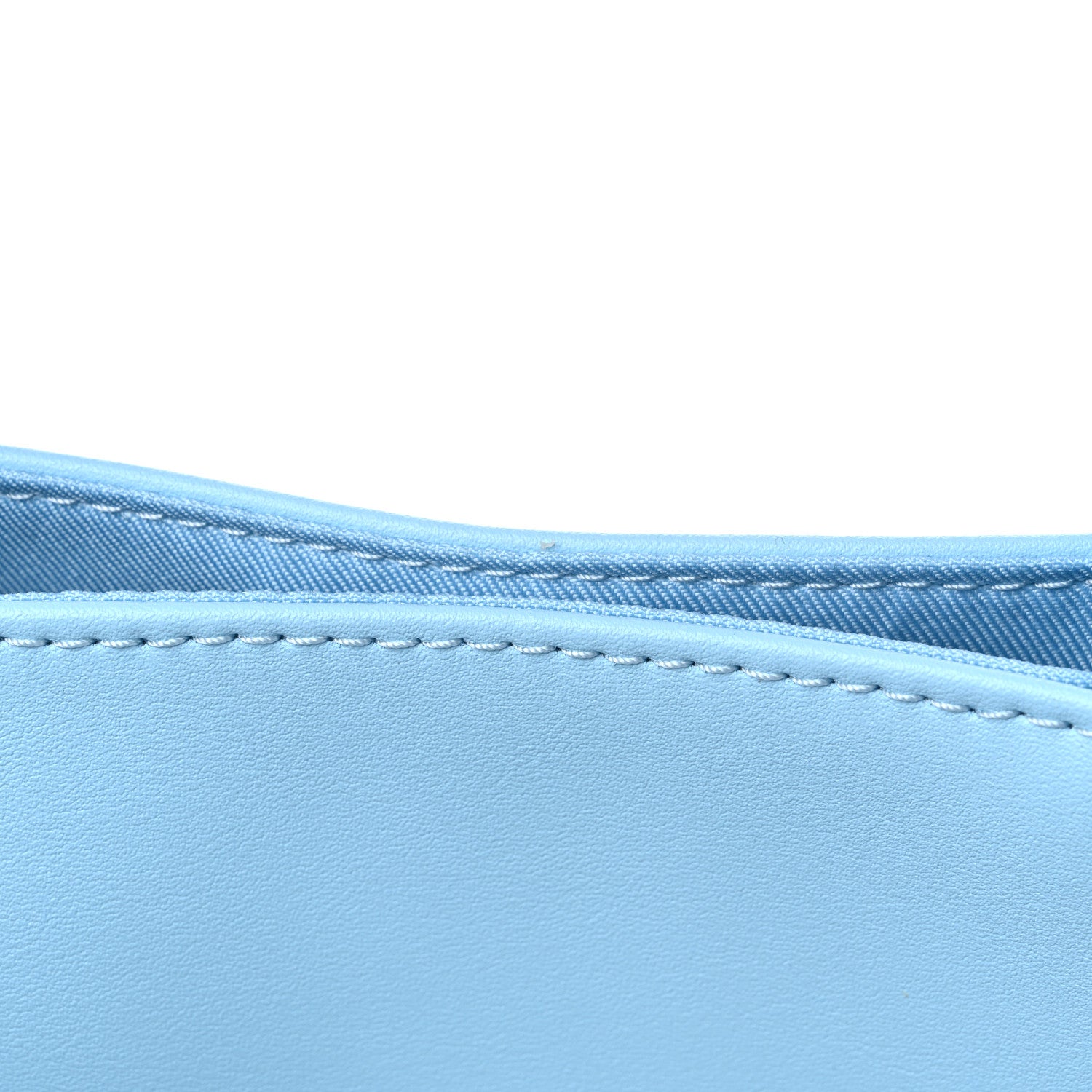 Telfar Vegan Leather Medium Shopping Bag Pool Blue 10 of 10