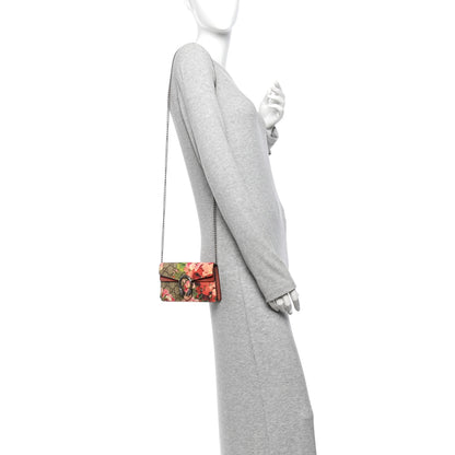 Gucci GG Supreme Monogram Blooms Super Mini Dionysus Shoulder Bag Beige Multicolor Dry Rose 2 of 12