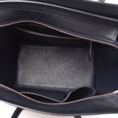 Celine Smooth Calfskin Striped Canvas Mini Luggage Multicolor 5 of 11