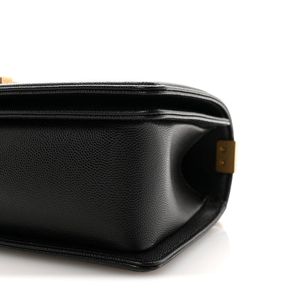 Chanel Caviar Quilted Medium Boy Flap Black 10 of 10
