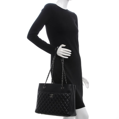 Chanel Caviar Quilted Urban Companion Shopping Tote Black 2 of 7