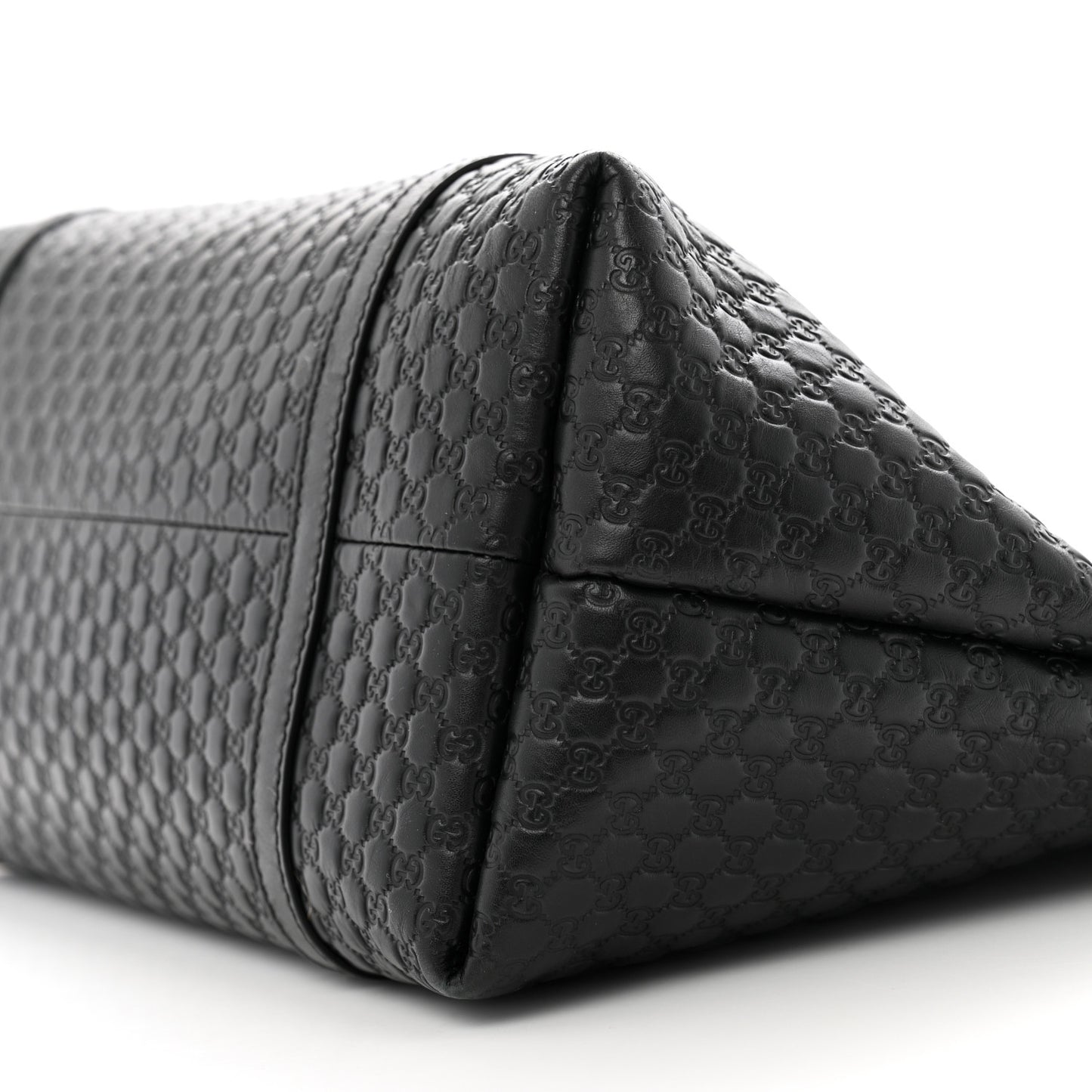 Microguccissima Medium Joy Tote  Black