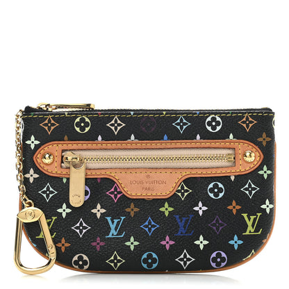 Louis Vuitton Monogram Multicolor Pochette Plate MM Black 1 of 8