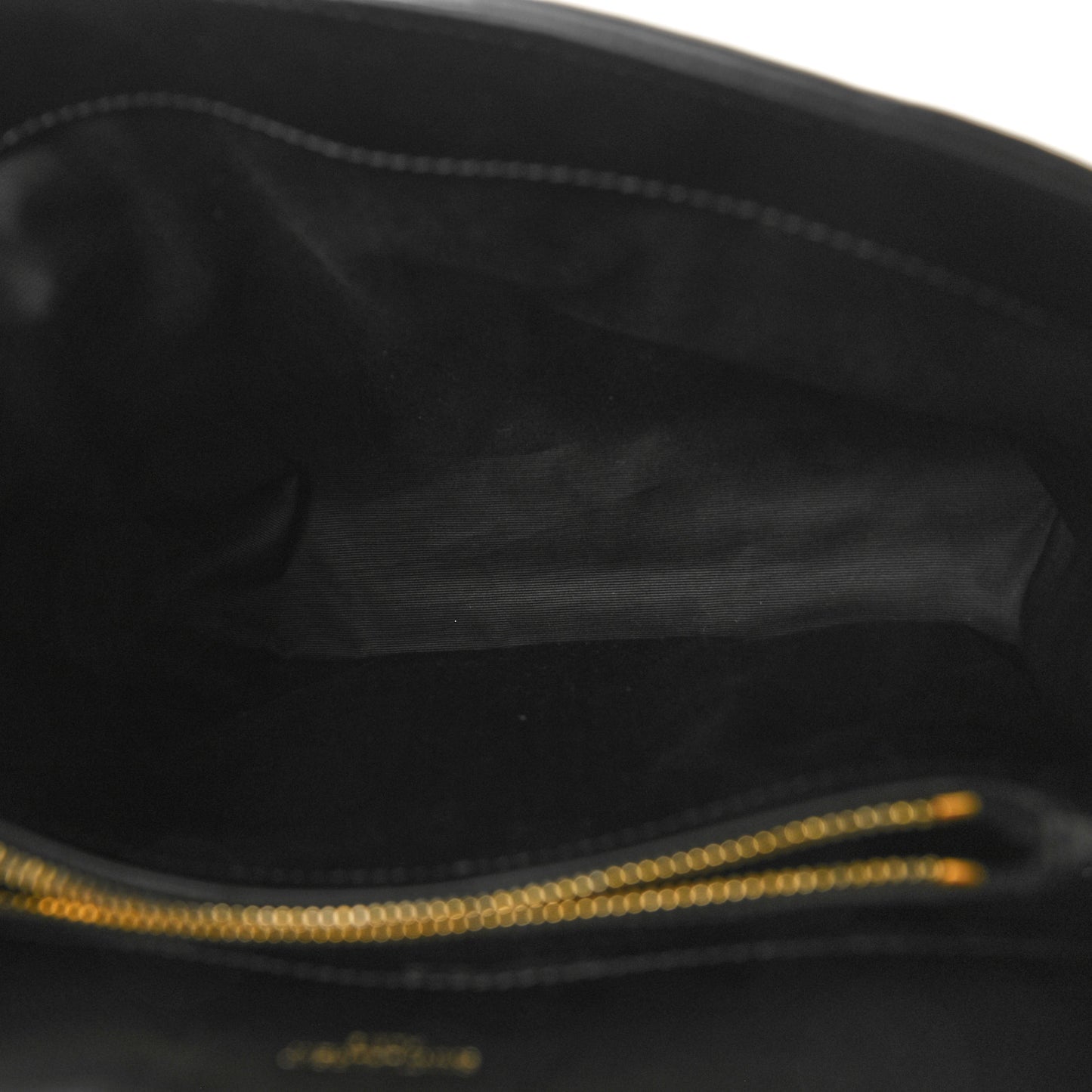 Calfskin Y Quilted Monogram Medium Loulou Chain Satchel Black